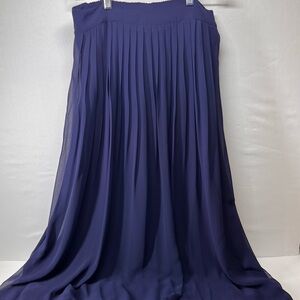 Forever 21 Deep Blue A-Line Skirt‎
